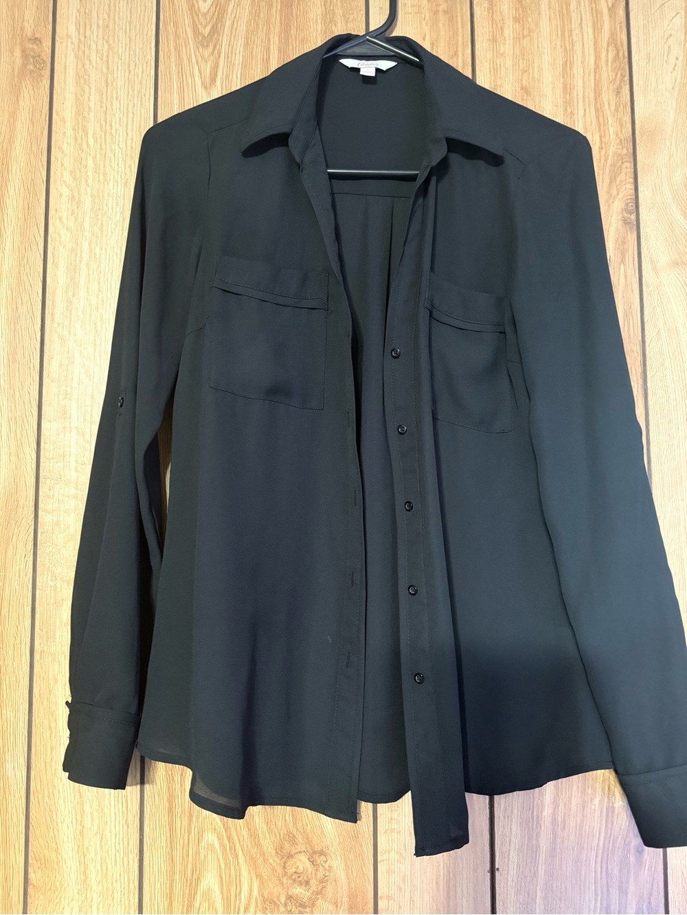Candie's Black Blouse Women’s Size S